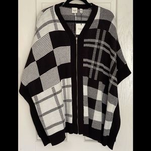 RAFAELLA WEEKEND ZIPPERED CAPE